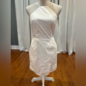 A New Day white backless mini dress women’s size small EUC